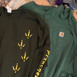 Carhartt and turkey call 4XL shirts